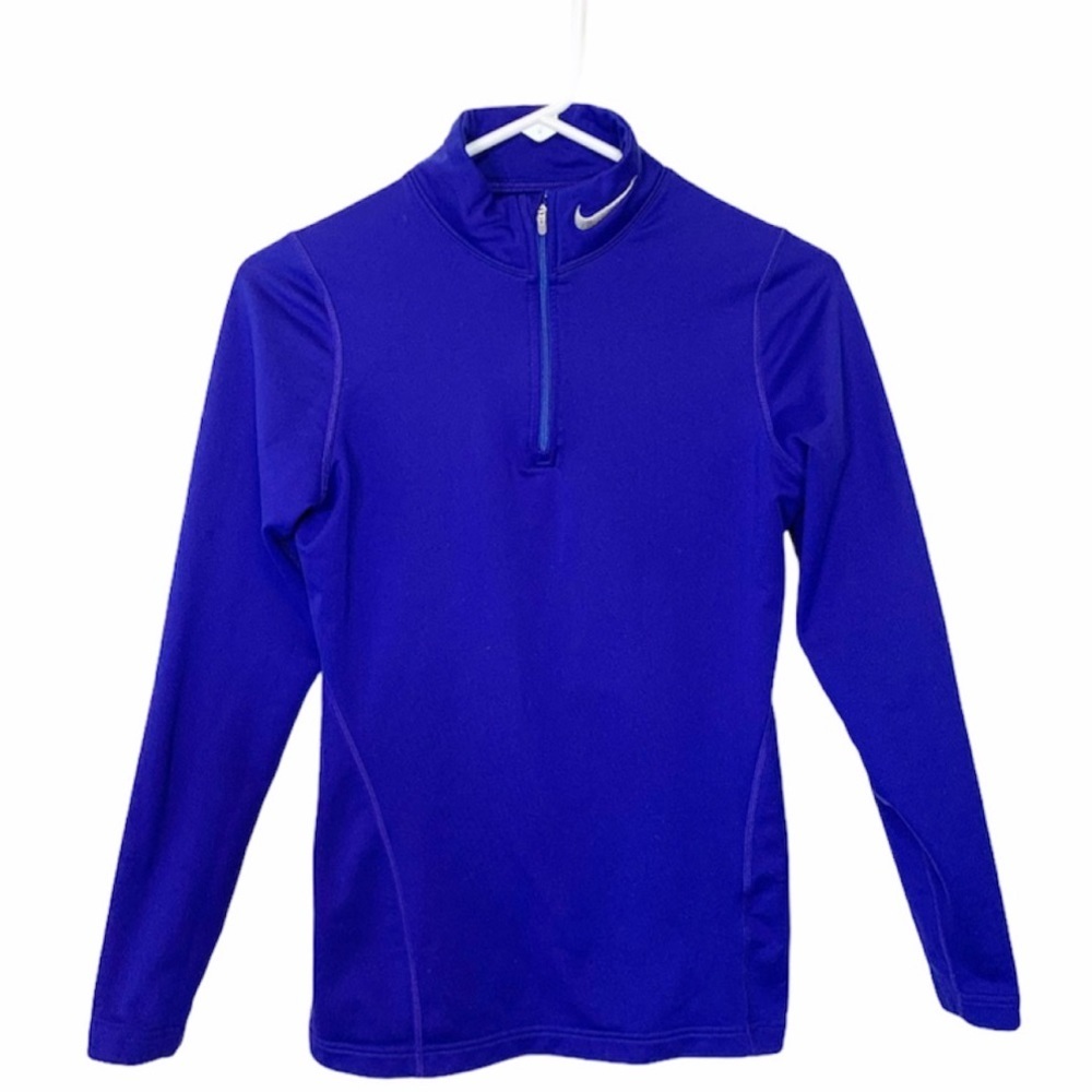 Nike Pullover Fit Dry Blue Athletic Top Size Small